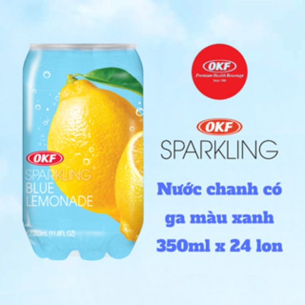 Nước chanh có ga màu xanh 350ML