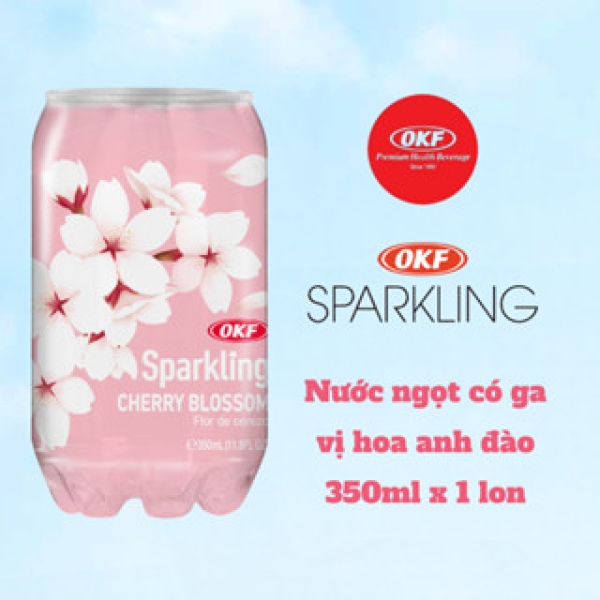 Nước ngọt có ga vị hoa anh đào 350ML