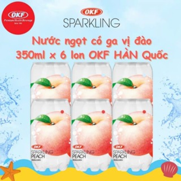 Nước ngọt có ga vị đào 350ML