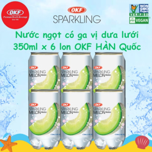 Nước ngọt có ga vị dưa lưới 350ML
