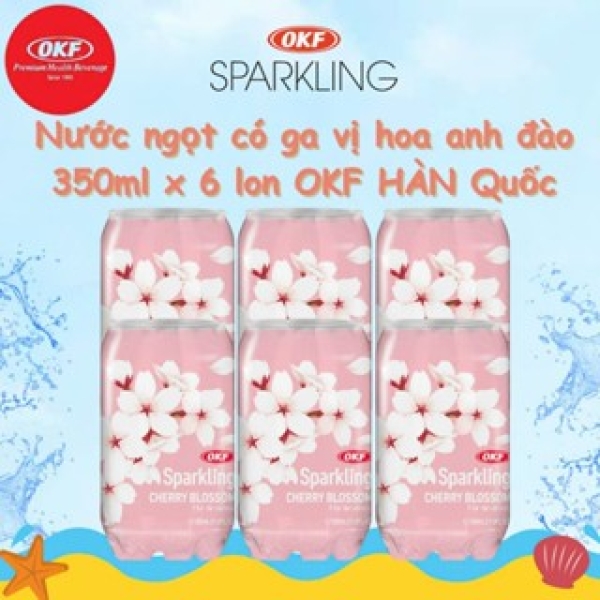 Nước ngọt có ga vị hoa anh đào 350ML