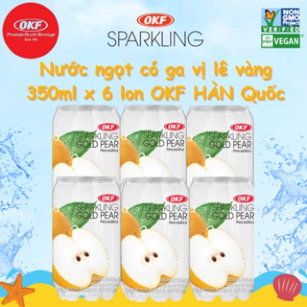 Nước ngọt có ga vị lê vàng 350ml