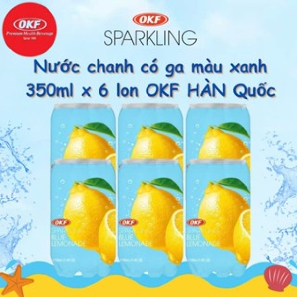 Nước chanh có ga màu xanh 350ML