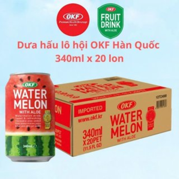 Nước dưa hấu lô hội 340ml
