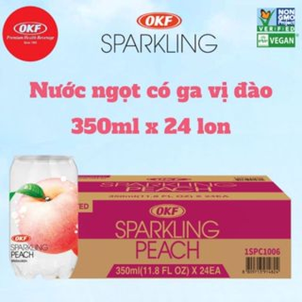 Nước ngọt có ga vị đào 350ML