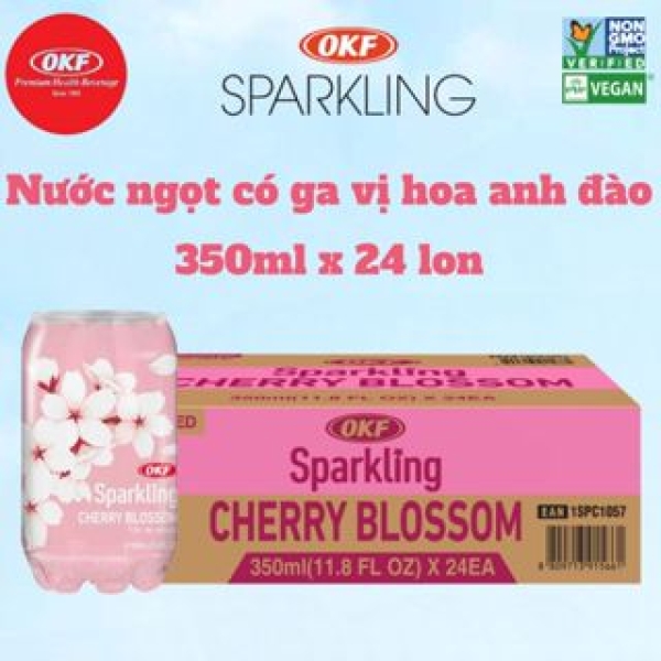Nước ngọt có ga vị hoa anh đào 350ML