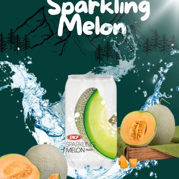 Nước ngọt có ga vị dưa lưới 350ML