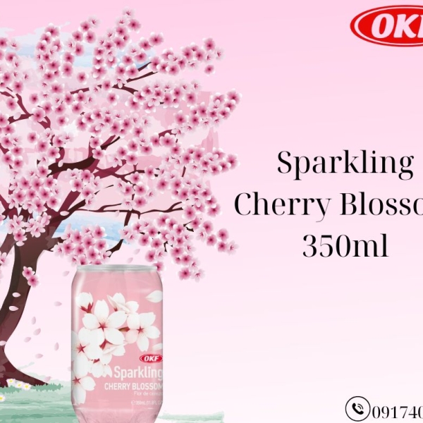 Nước ngọt có ga vị hoa anh đào 350ML