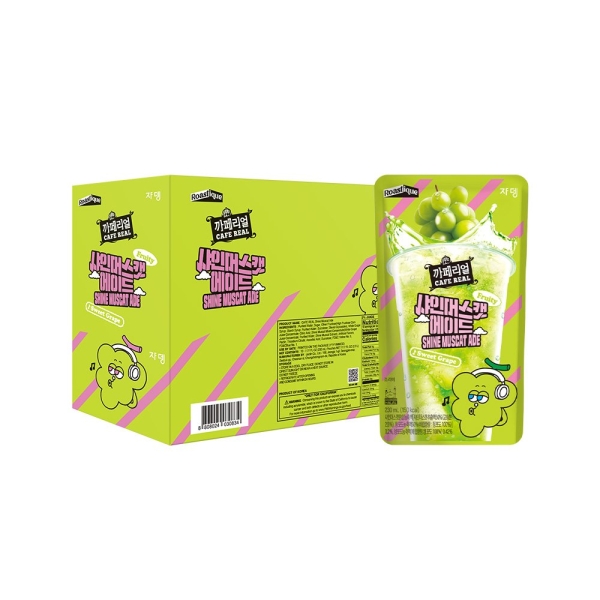 Nước Nho Mẫu Đơn Jardin Cafe Real - CAFE REAL Shine Muscat Ade - 230ml