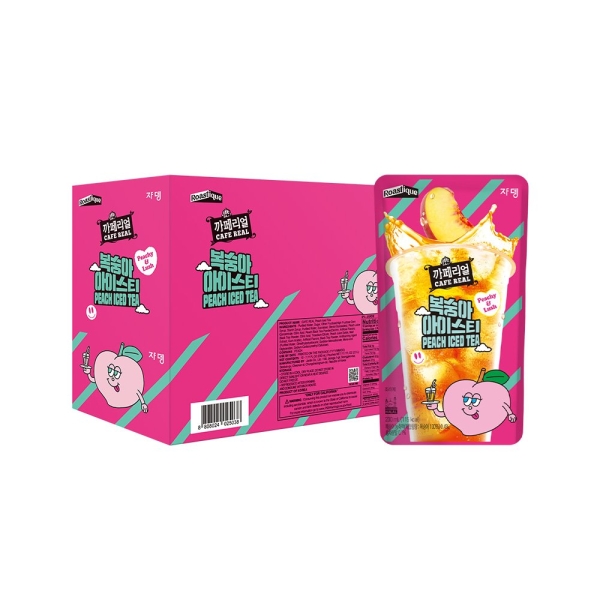 Trà Đào Jardin Cafe Real - CAFE REAL Iced Tea Peach - 230ml