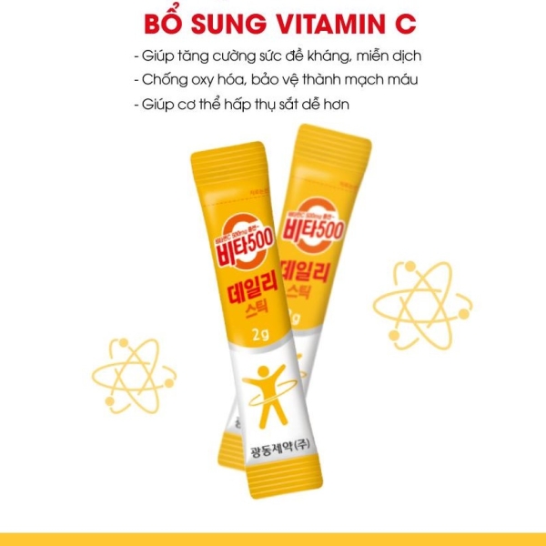 BỘT UỐNG VITA 500 BỔ  SUNG VITAMIN C 500mg
