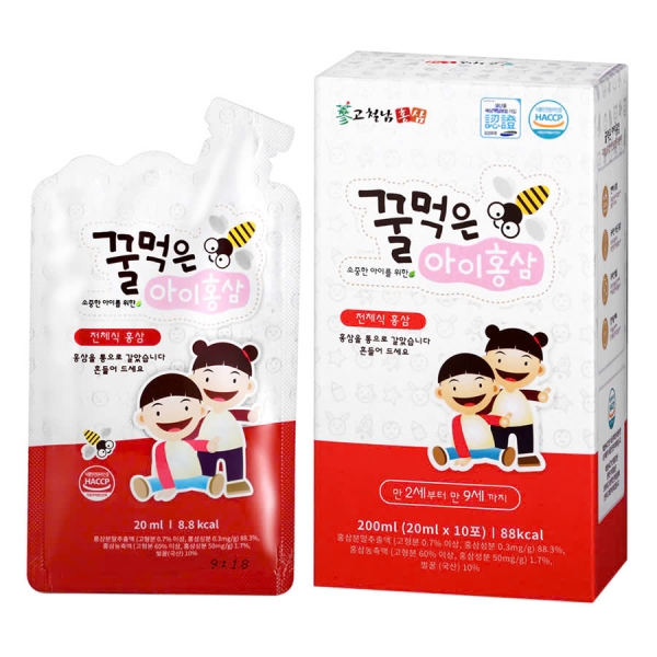 HỒNG SÂM MẬT ONG HÀN  QUỐC DÙNG CHO TRẺ EM
